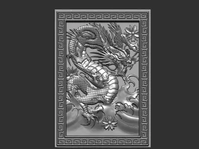 dragon 3D print model buy