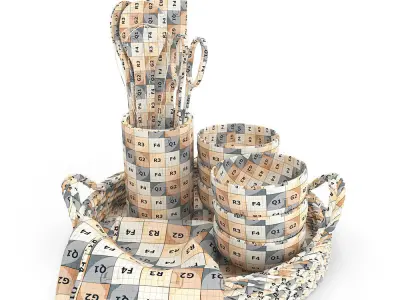 Decoration Set - Kitchen 01 3D model