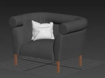 Rouble sofa 02 3D model