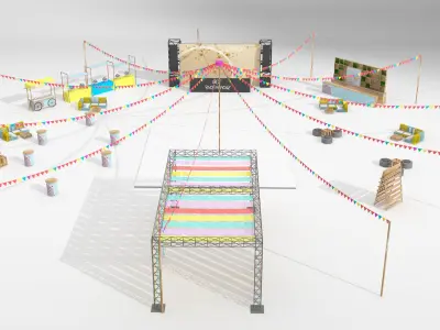 EVENT DECOR 3D model