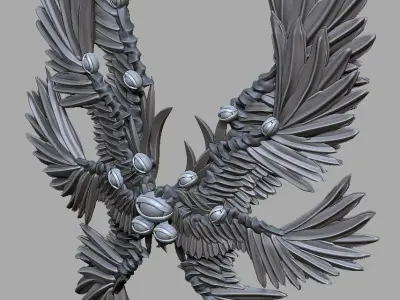 Seraphim -Accurate Biblical angel- 3D print model