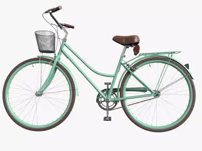 Retro bicycle 3D model