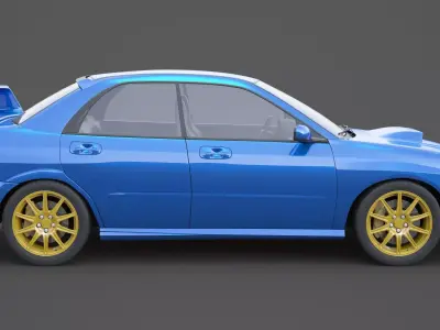 Subaru Impreza WRX STI 3D model