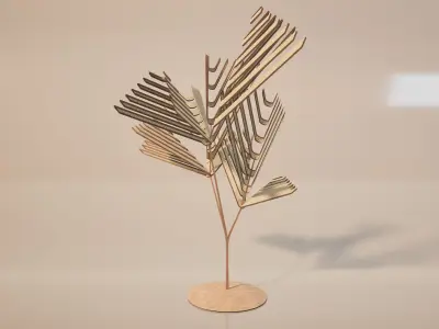 Conceptual shrub S1Cv1 Low-poly 3D model