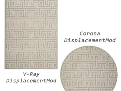 Rugs No 664 Low-poly 3D model