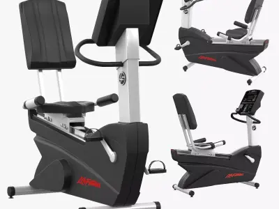 Club Series Recumbent Lifecycle 3D model