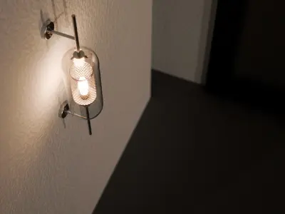 light fixture Low-poly 3D model