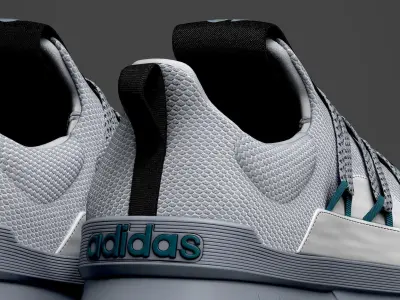 LITE RACER ADAPT CLOUDFOAM LIFESTYLE SLIP-ON SHOES Low-poly 3D model