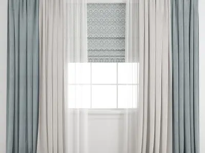 curtain 491 3D model