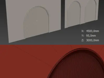 Decorative V4 Wall Panels 3D model