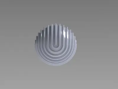 Bipole Gear Ball 3D print model