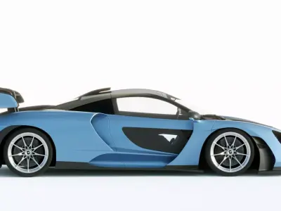 McLaren Senna 2019 3D model