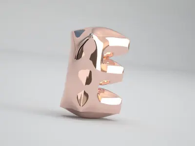 E Balloon Copper 3D model