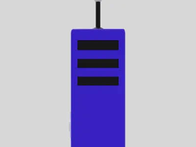 Mini Console Low-poly 3D model