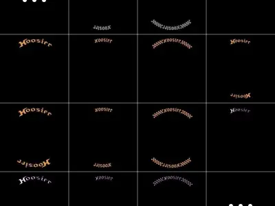 33x Hoosier Racing tire sidewall 4K PNG decals Texture