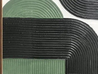 Plaster Two Photo Frame 471 Low-poly 3D model