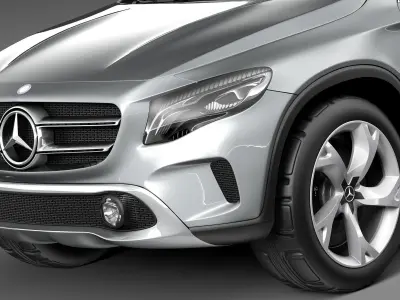 Mercedes-Benz GLA Concept 2013 3D model
