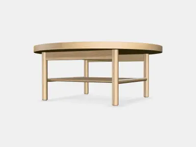 LISTERBY Coffee table Low-poly 3D model