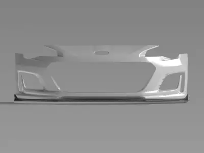 BRZ ZC6 Front Bumper Exterior Surface - 3D Laser-Scanned 3D model