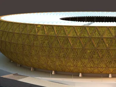 Qatar Lusail Stadium 3D model