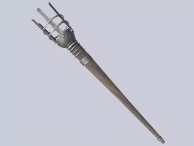 Torch Low-poly 3D model