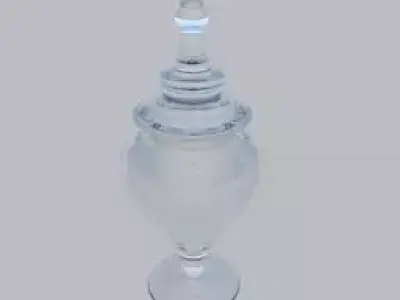 Glass vase 2 Free 3D model