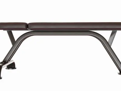 Gym System Bench 3D model