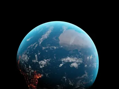 Earth photorealistic  Free 3D model