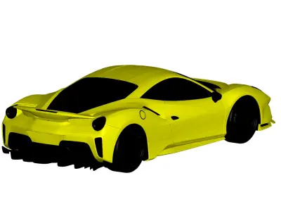 Ferrari 488  3D model