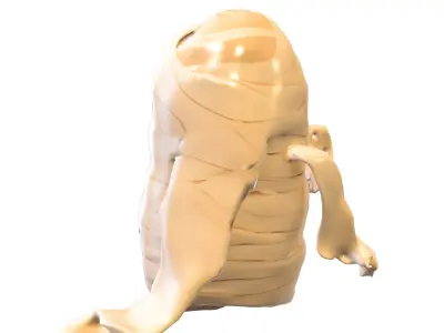 Halloween Kids Pack Low-poly 3D model