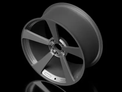 3D model rim wheel part9 3D model