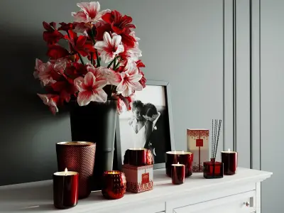 Decorative set 05 3D model