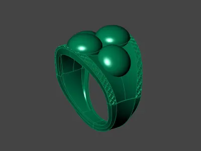 Plain Ring Women Ready STL 3DM Models Womens Rings 3D models 3D print model 69