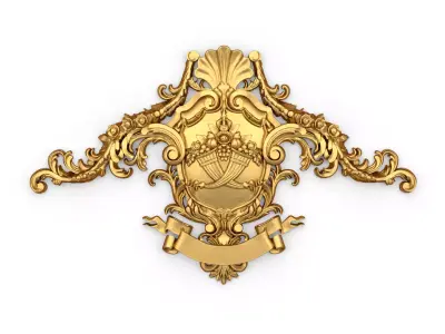 carved classic decorative ornament cnc 3d printing stl 65 3D model