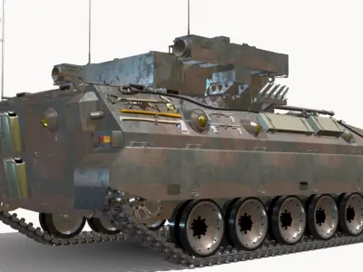 tipo 89 ifv japao Low-poly 3D model