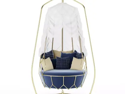 Roberti Rattan  Gravity swing sofa 3D model