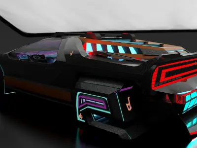 Alfa Romeo Carabo 1968-2045 Varlkiria Upgrade 3D model