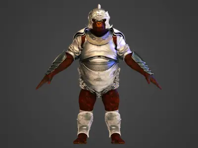 Gorilla Warrior  3D model