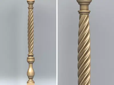 Baluster 012 3D model