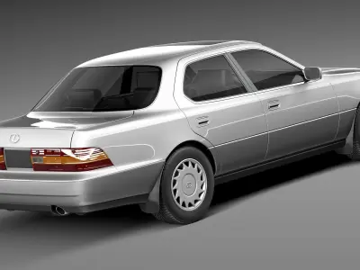 Lexus LS 400 1989-1994 3D model