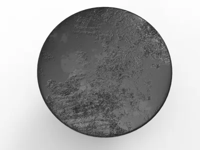 Colon Table Low-poly 3D model