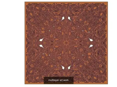 multilayer art works 3D Model Collection