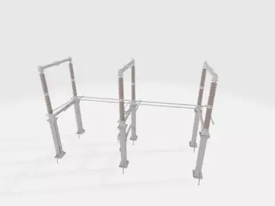 disconnector power substation 3D model