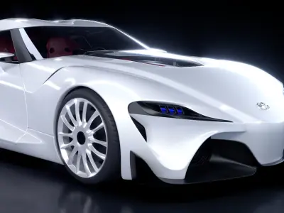 ToyotaFT-1 toyota supra  3D model