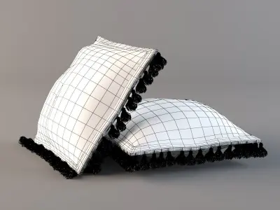 OG Library Firenze Tapestry Cushion 3D model