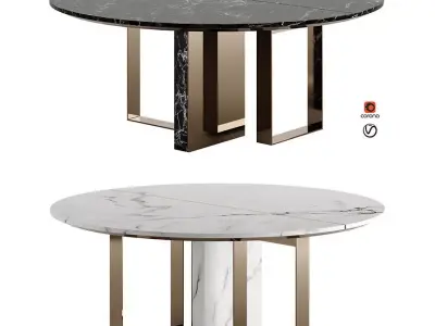 Fendi Prisme Lite Table Low-poly 3D model