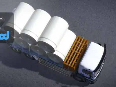 TW Truck 001 3D model