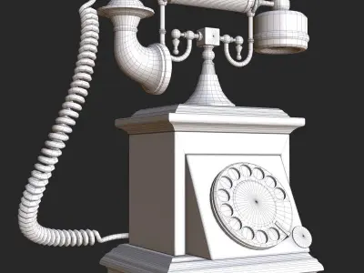 Old Phone Pack PBR 3D Model Collection