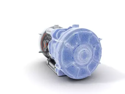 Futuristic Engine Core Model Pack Low-poly 3D model