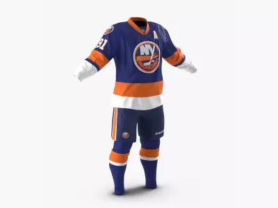 Hockey Clothes Islanders 3D model